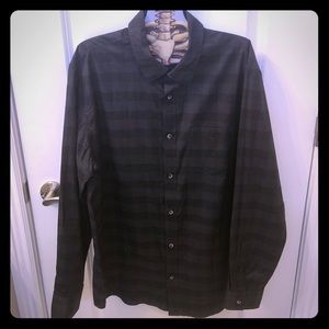 Calvin Klein Men’s M Plaid Dress Shirt